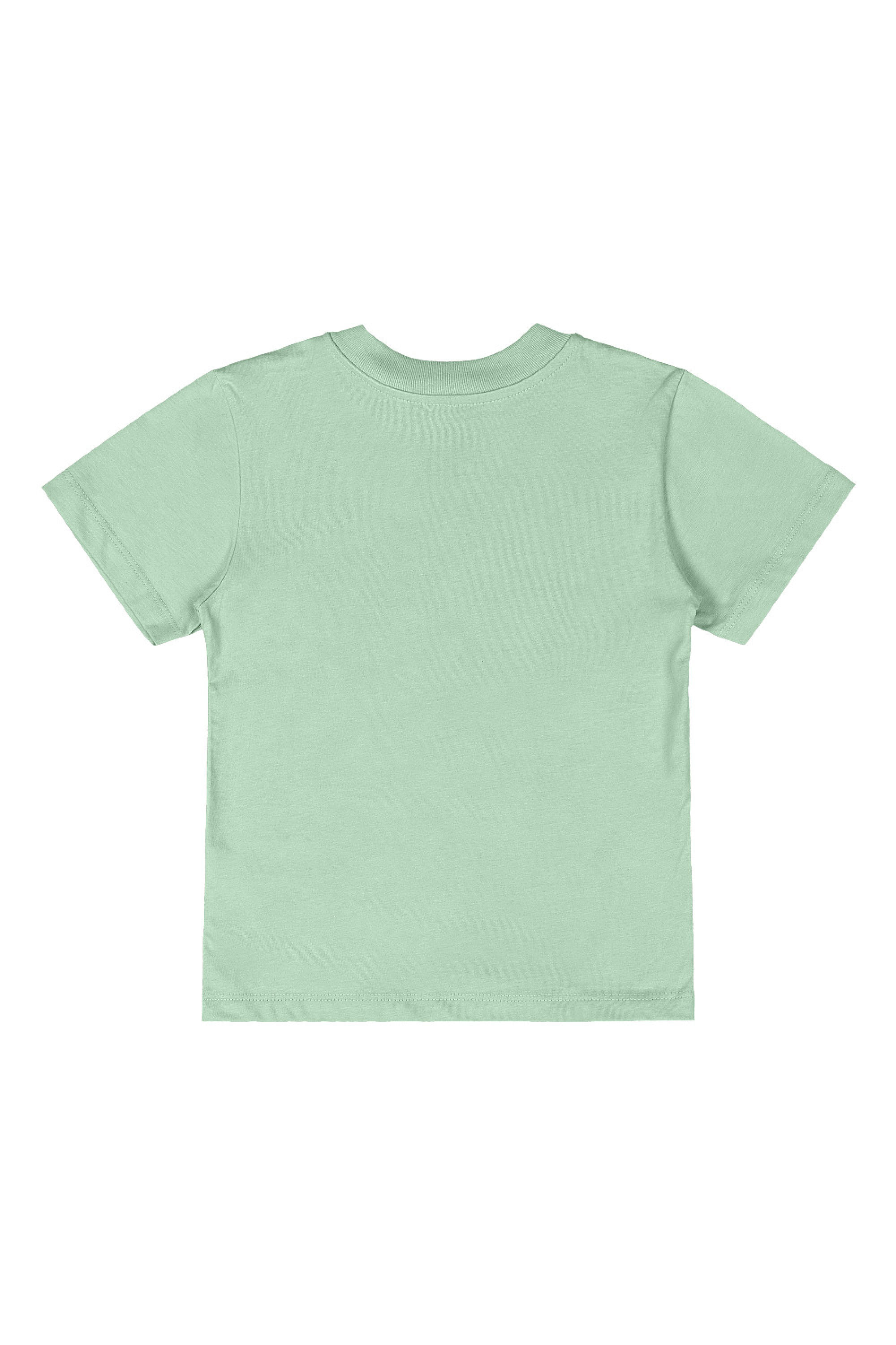 Conjunto Infantil Masculino Camiseta Estampada e Bermuda (Verde Claro) Quimby - Imagem 40